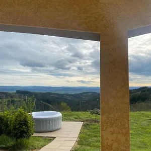 Vue Panoramique & Jacuzzi Prive Hébergement de vacances